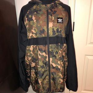 Adidas men’s camouflage windbreaker